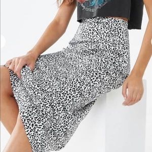 Leopard Print Maxi Skirt